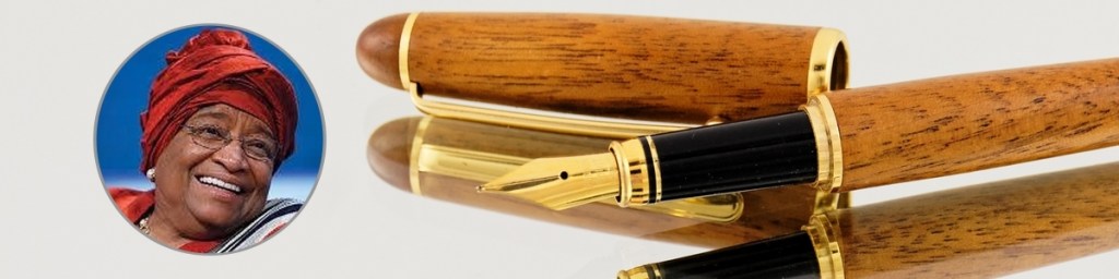 Ellen Johnson Sirleaf, prix Nobel de la&nbsp;paix.